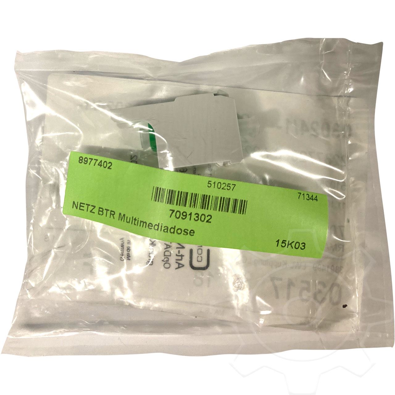 METZ CONNECT OpDAT modul LC-D APC SM grün Keramik