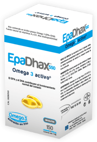 Difefac Pharma Epadhax Omega 3 Active 550 150 Capsules