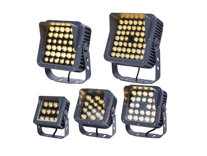 Éclairage LED 12W 24W 36W réflecteur RGB LED projecteur étanche mur éclairage extérieur étanche éclairage de jardin