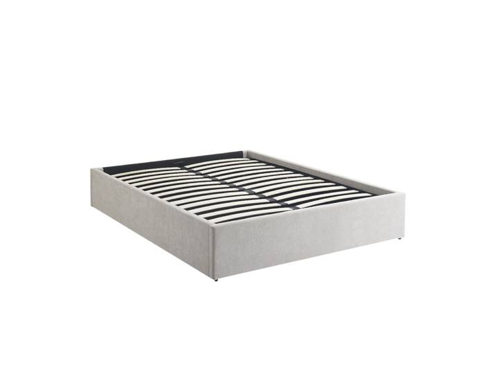 Lit coffre 160 x 200 cm beige