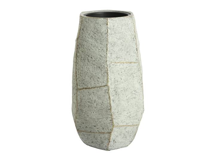 Light&Living Topf AGELO 88cm, grau-blau, Polyresin
