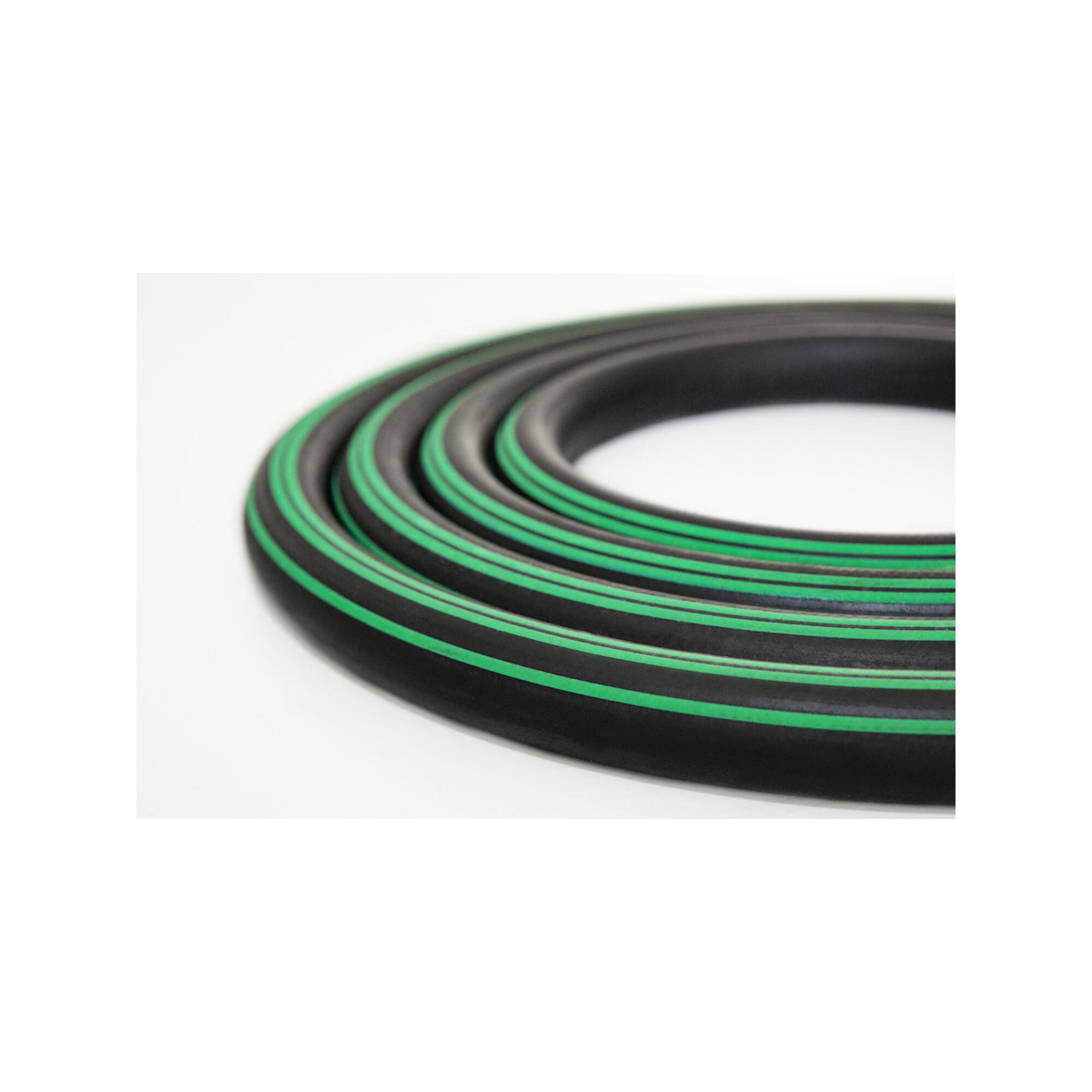 Semperit Supreme Vielzweckpremiumschlauch Supreme, 19x4,5mm schwarz 3 grüne Streifen 20bar, 50m (685151945)