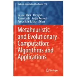 Metaheuristic and Evolutionary Computation: Algorithms and Applications, Fachbücher von Atif Iqbal, Farhad Ilahi Bakhsh, Puneet Joshi, Sanjay Agrawal, Hasmat Malik