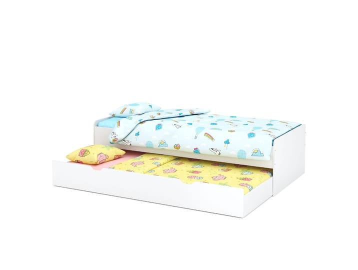 Ausziehbett TALA 90 x 200 cm weiss