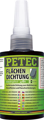 Petec Gehäuse/flansch-Dichtstoff Flächendichtung Niedrigfest Grün (75 Ml) 97075 0.075l Für Opel Vw Cupra