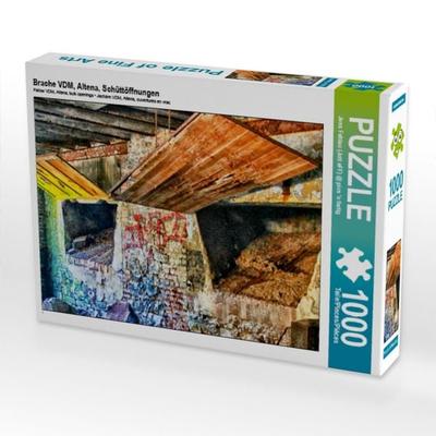 CALVENDO Puzzle Brache VDM, Altena, Schüttöffnungen | 1000 Teile Lege-Größe 64x48cm Foto-Puzzle für glückliche Stunden