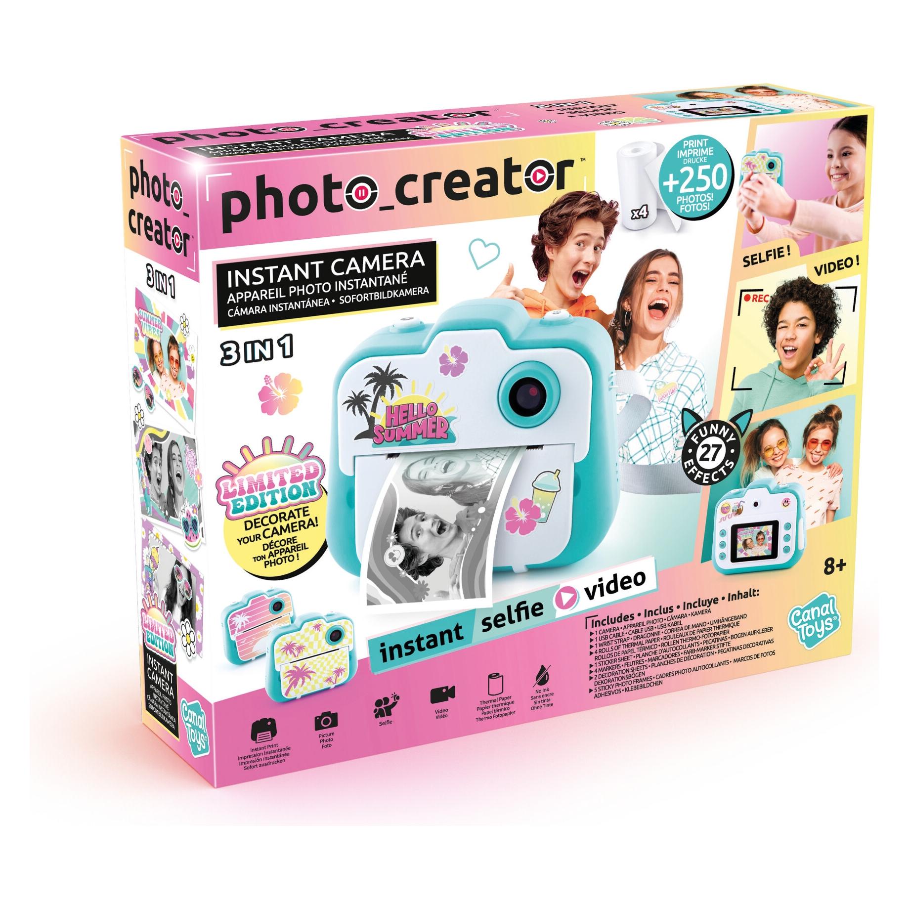 Canal Toys PHOTO CREATOR Instant Camera Summer Edition (12328)