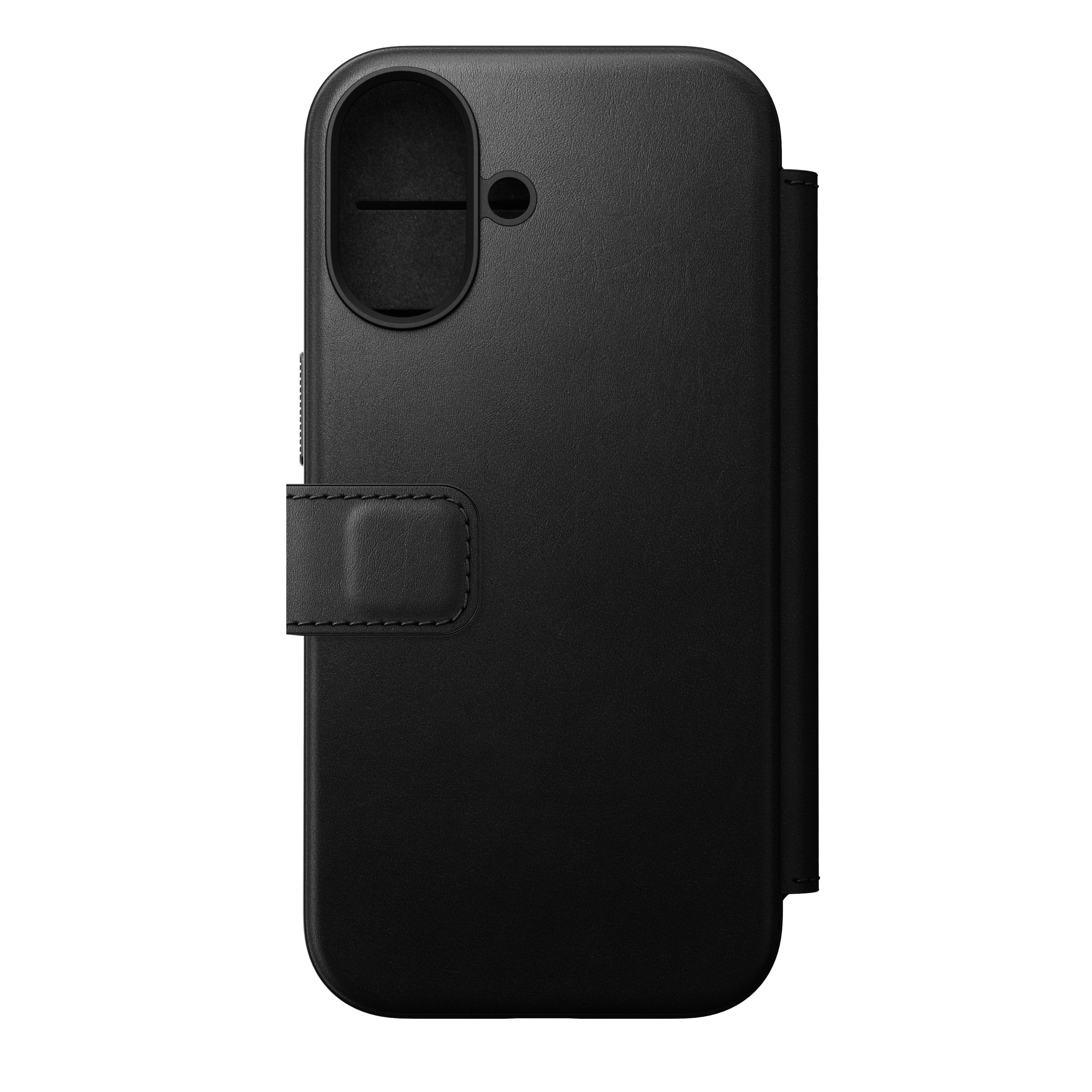 Nomad Modern Leather Folio iPhone 17 Black