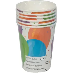 Eddy Toys, Einweggeschirr, Cup 266ml 6pc PA (6x)