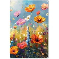 GARTENPOSTER Blumen - Natur - Botanik - Kunst Bild 120x180 cm