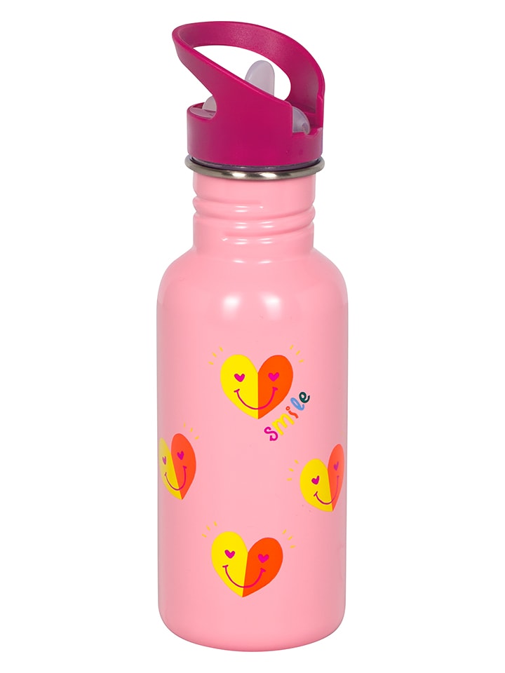 Die Spiegelburg Trinkflasche "Herz - Kleine Freunde" in Rosa - 500 ml - onesize