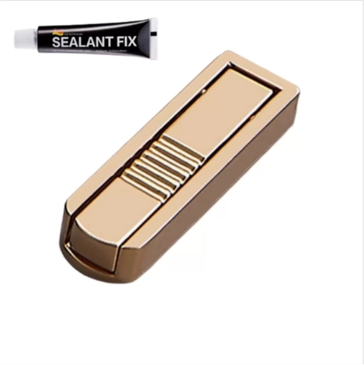 INF Crochet pliant invisible sans perçage - crochet mural pliable en alliage de zinc pour salle de bain, entrée et placard, Or