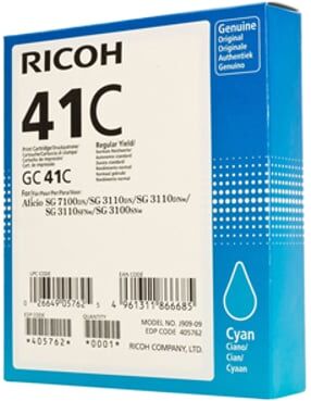 Ricoh GC-41C tinteiro de gel ciano XL