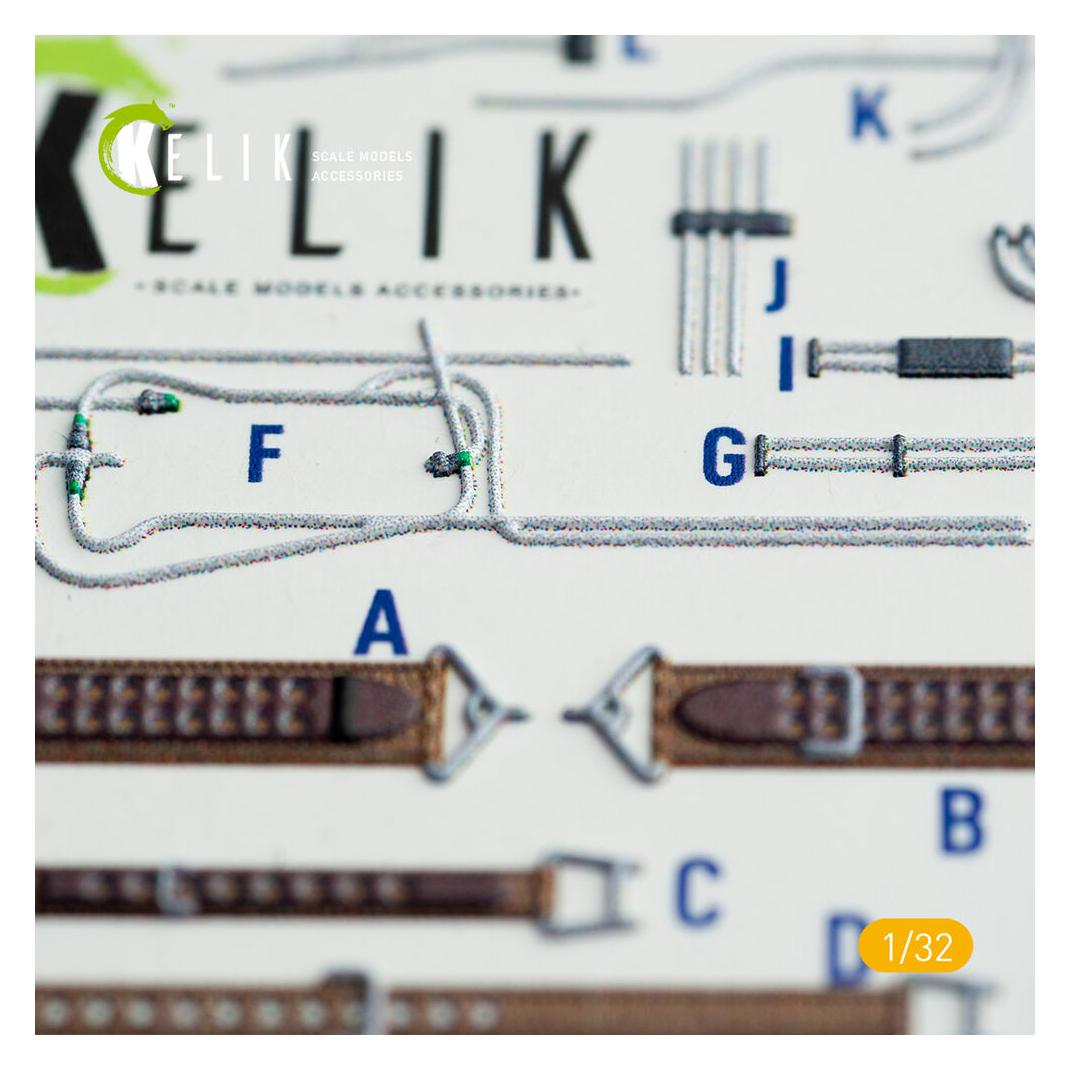 Kelik A6M2B Zeke - Interior 3D Decal for Tamiya kit (K32017)