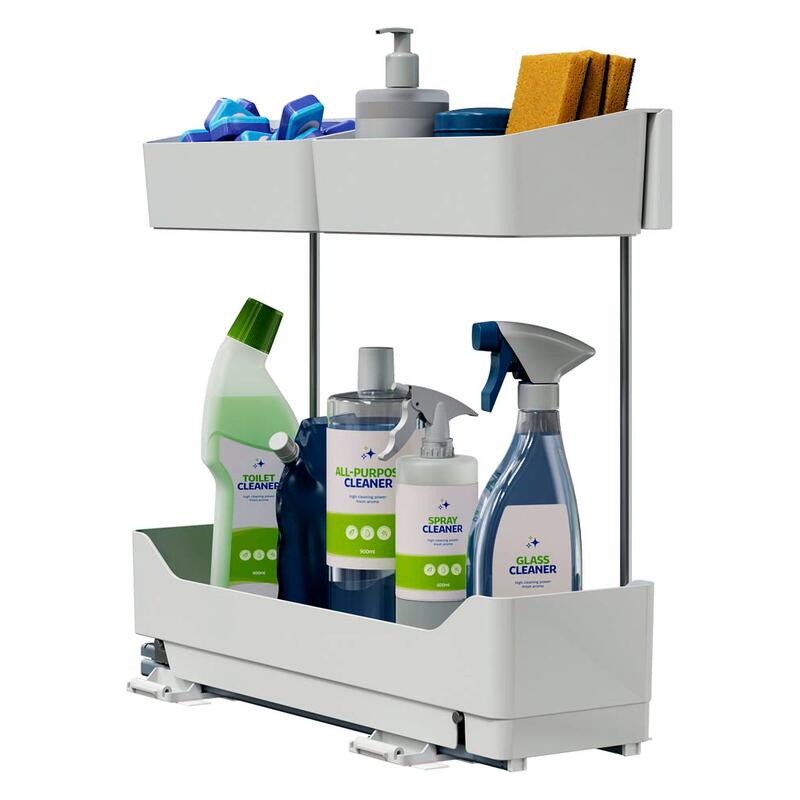 tesa KITCHEN SIDE PULL-OUT SET Schubladen weiß 48,5 x 21,0 x 45,0 cm 70061-00000-00