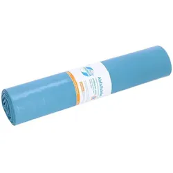 Deiss 10213 PREMIUM PLUS 120 L Typ 60 blau - der Einsteiger aus Recycling-LDPE, 700x1100 mm, Der Einsteiger