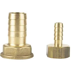 Messing Gewinde-Fitting Schlauchanschluss IG - schwere Ausführung (Ausführung: 1/2''IG - L=10 mm)