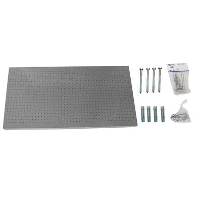 SimonRack Panelclick 1200x400 grau + 14 Haken + 3 zubehör -Werkzeugpanel