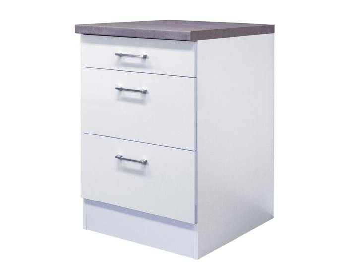 Küchen Auszugsunterschrank PETE weiß