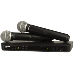 SHURE BLX288E / PG58 T11 Doppelempfänger zwei PG58 863 bis 865 Mhz ISM