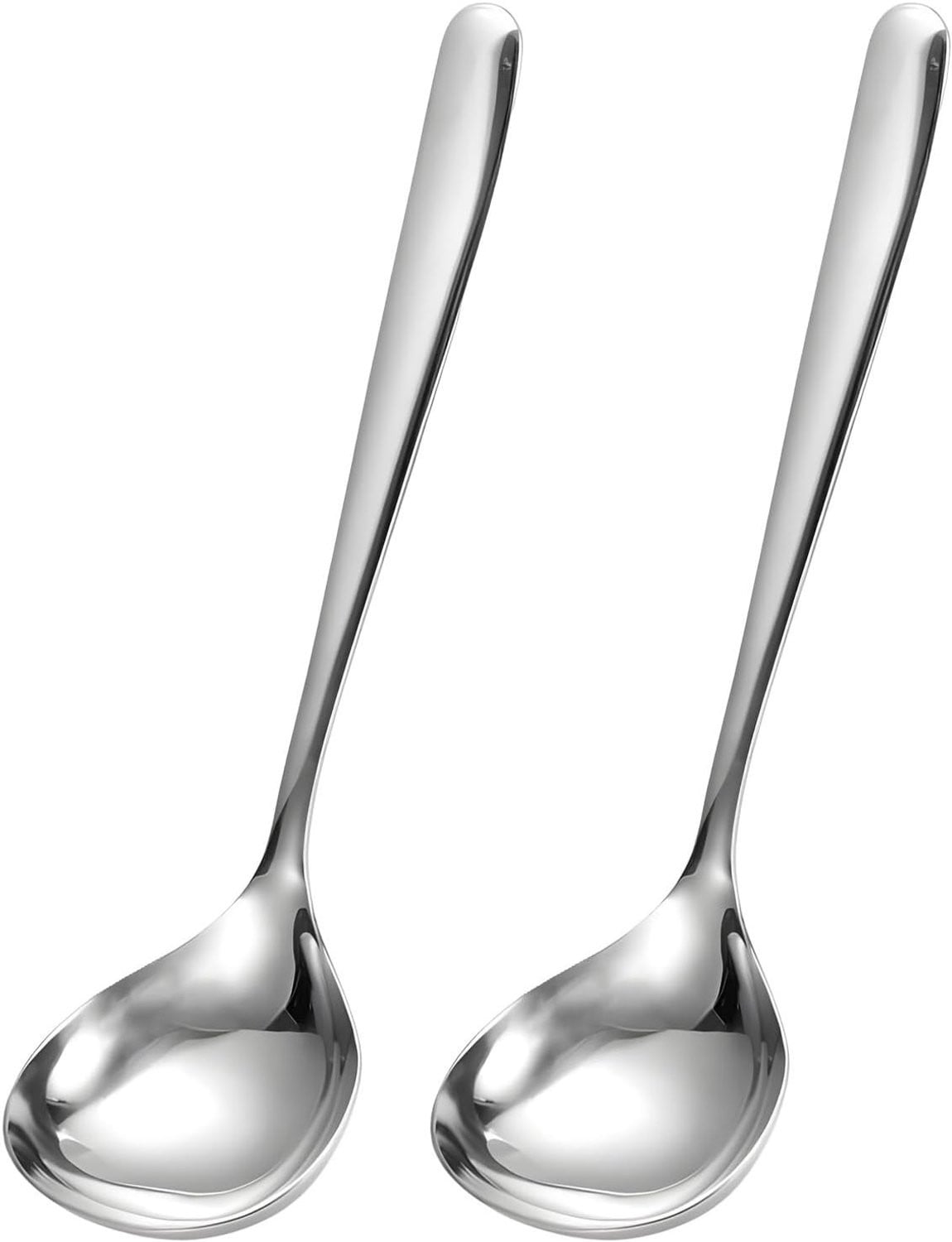 Set van 2 professionele RVS scheppen van 20 cm voor keuken en restaurantgebruik
