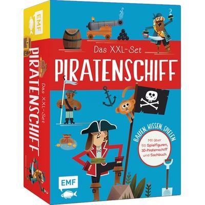 Das XXL-Set – Bauen, Wissen, Spielen: Piratenschiff, Gebundene Ausgabe von , Edition Michael Fischer / EMF Verlag, 978-3-7459-2776-4