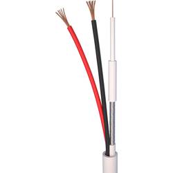 ELAN 82251 Audio- und Videokabel 2 x 0.5 mm² Weiß Meterware