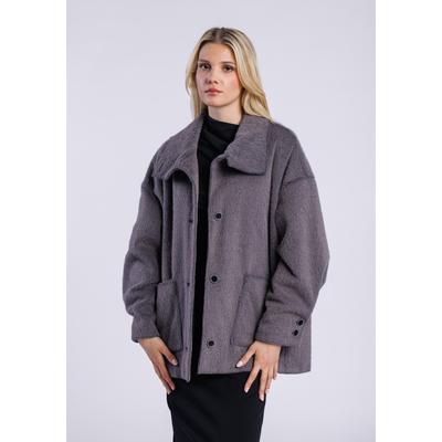 Langjacke FREAKY NATION "Be Vision-FN", Damen, Gr. L(40), grau, Oberstoff: 100% Polyester, normal, Jacken Langjacke