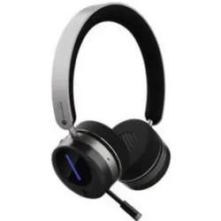 Alcatel LUCENT ENTERPRISE AH80 Bluetooth Headset mit Bluetooth Dongle AH80 Bluetooth Headset mit Blu (Kabelgebunden, Kabellos, USB-A), Office Headset, Grau, Schwarz