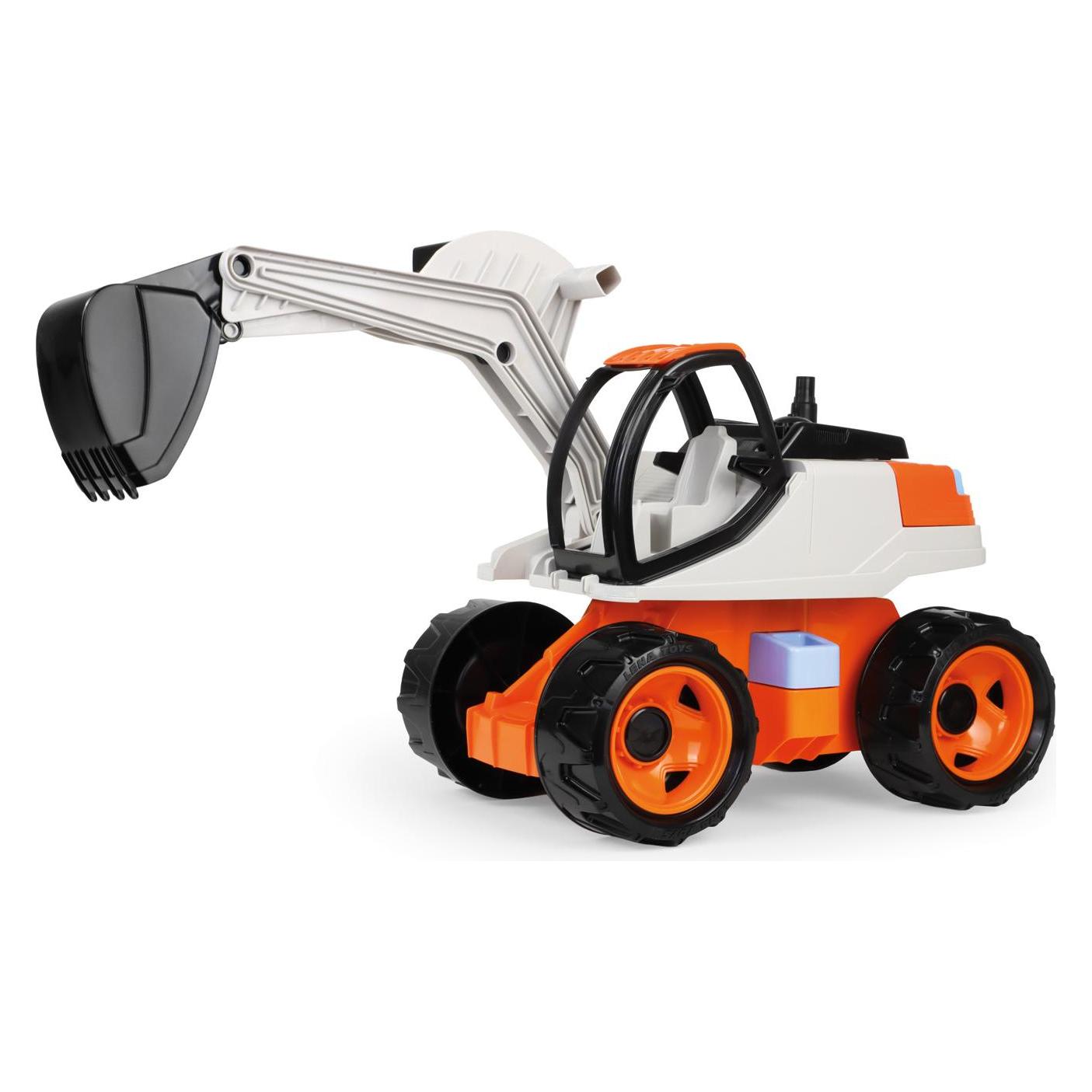 Lena GIGA TRUCKS Bagger Pro, orange/beige, Schaukarton (02146)