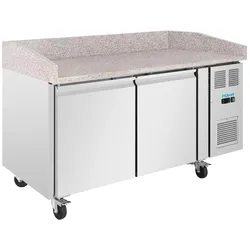 Polar U-Series Doppelter Pizzatisch mit Granitplatte 428Ltr
