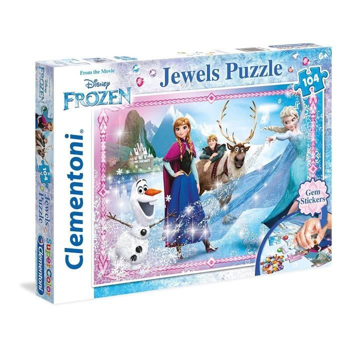 Clementoni Disney Frozen Juwelen Puzzel voor Kinderen