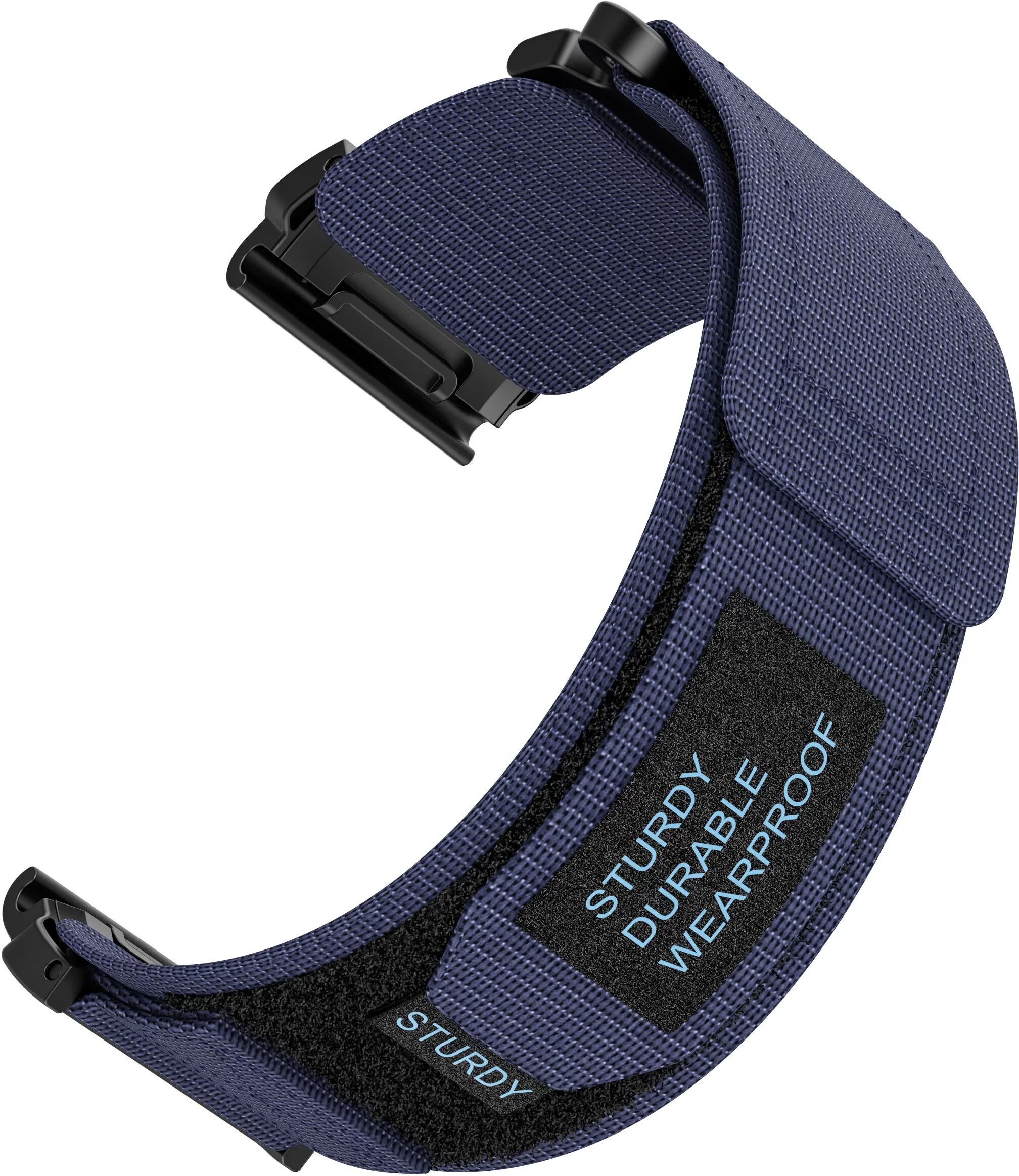 INF Nylon-Uhrenarmband für Garmin Watch Blau 22 mm