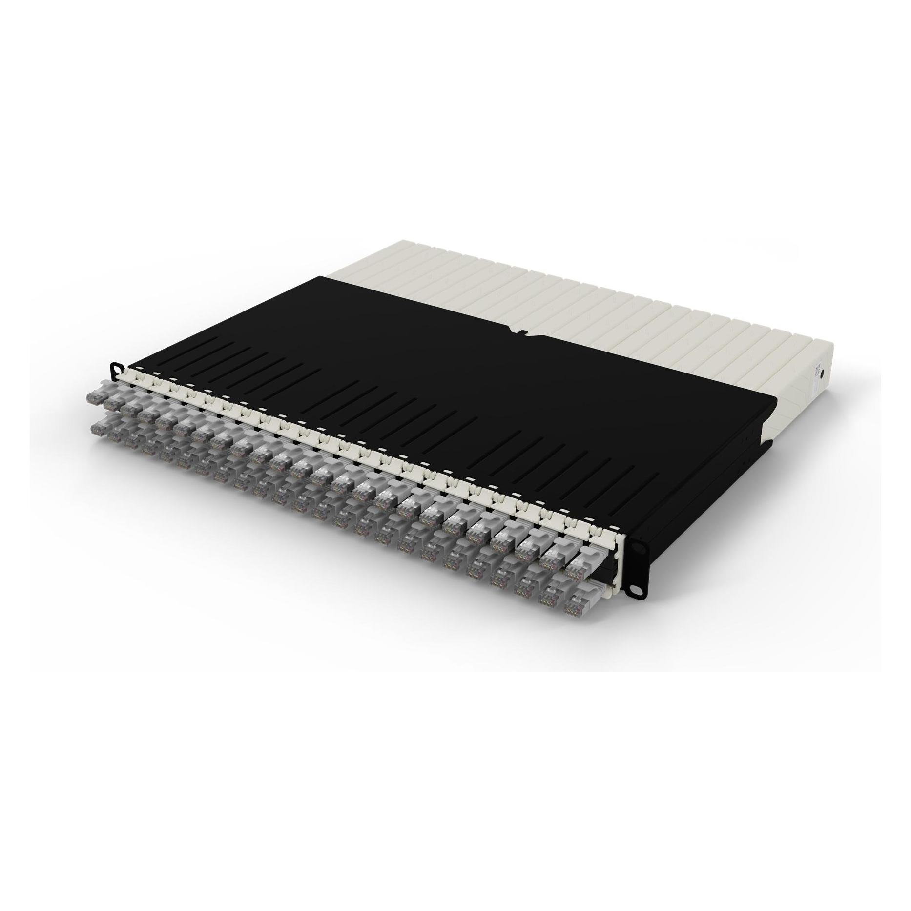 Patchbox one / 8RU / Cat 6A, STP, 0.8 m, Gelb (STP, U/FTP, CAT6a, 0.80 m) (PONEX8STPYL)