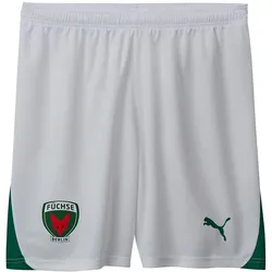 Puma, Jungen, Sporthose, Füchse Berlin Shorts JR (140), Grün, Weiss