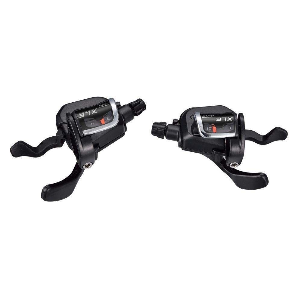 Micro Shift Microshift Xle Makets, Auto, 10. -Row (3x10), kompatibel mit Shimano, Xpress Trigger, optisches Zahn (MSH-SL-M760-3)