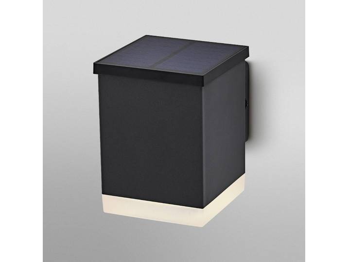 OSRAM LED-Solar-Außenwandleuchte ENDURA STYLE QUADRO, grafit QUADRO, alu / grau / zink, Edelstahl, Modern