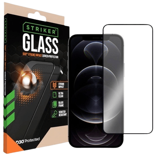 Striker D3O Gehärtetes Glass Edge To Edge Displayschutzfolie Apple iPhone 7/8/SE 2020/2022