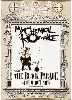 Inspire Picks My Chemical Romance Canvas Poster MCR Rock Band Wall Art For Emo Music Room Decor 5 20x30cm Unframed
