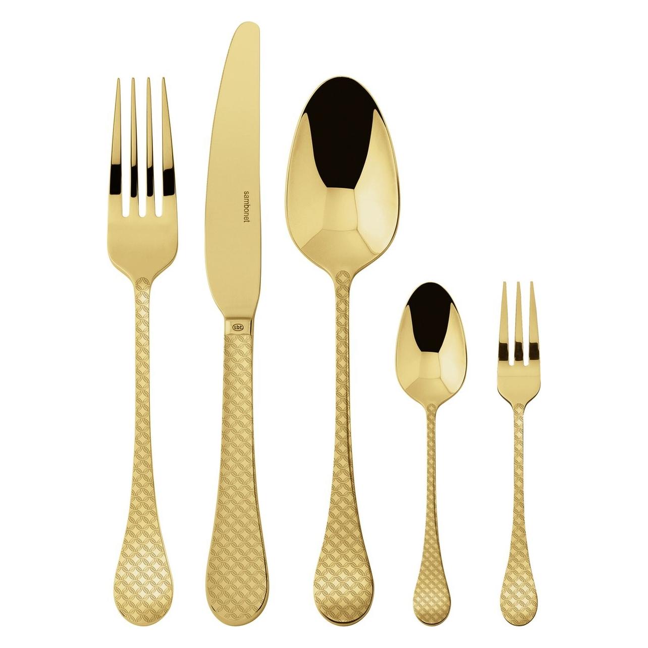 Rosenthal Besteck 30tlg.Vh. Taormina Edelstahl/PVD Gold (30 Stk., Besteck Set) (34735311)