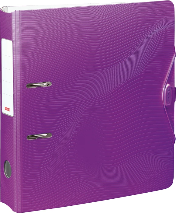 BRUNNEN WAVE Ordner purple Kunststoff 7,0 cm DIN A4