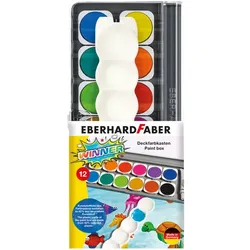 Deckfarbkasten, 12 Farben