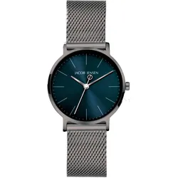 Jacob Jensen 177 Damenuhr Quarz Titan mit Meshband Blau