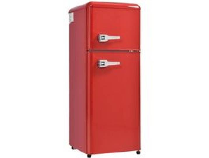 Réfrigérateur Combiné - DREAMMESPACE - Modèle 92L - 2 Portes - Classe F - Rouge