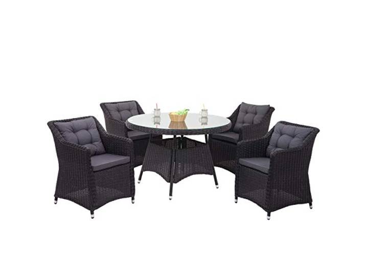 Mendler Poly-Rattan Garnitur HWC-F51 Rattan