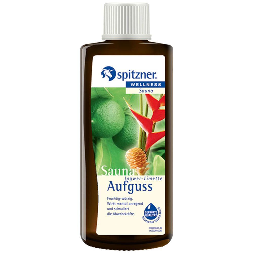 Spitzner Saunaaufguss Ingwer Limette Wellness 190 ml Konzentrat