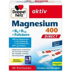 Doppelherz aktiv Magnesium +B Vitamine DIRECT 20 St Pellets