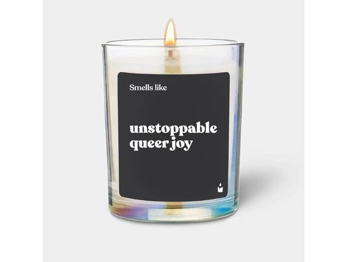 Duftkerze Flowery Smells like unstoppable queer joy