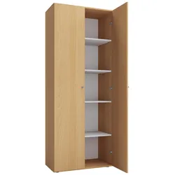 Mehrzweckschrank Vandol ca. 70x178x40 cm Buchefarben