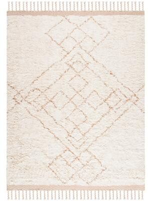 SAFAVIEH Handmade Casablanca Shag Timmy Tribal Wool Rug